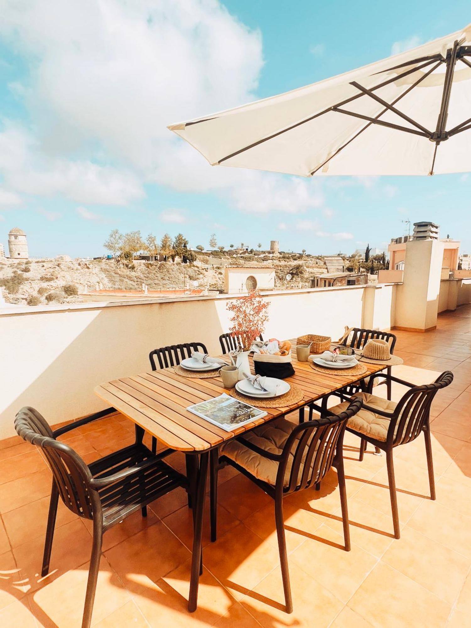 Casa Jara- With A Private Terrace 360 Views In Old Town - Free Parking Apartment Cartagena Exterior photo